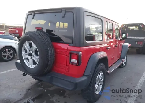 2020 Jeep Wrangler Unlimited Sport S 4X4 from USA, damaged, VIN 1C4HJXDN1LW213832